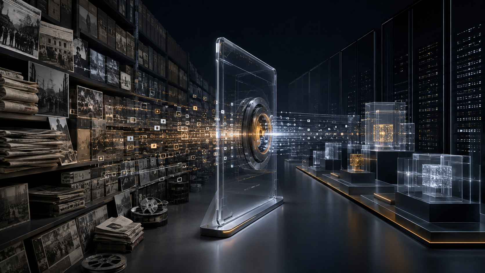 Un archivio giornalistico attraversa un accesso controllato e diventa dati per sistemi di intelligenza artificiale