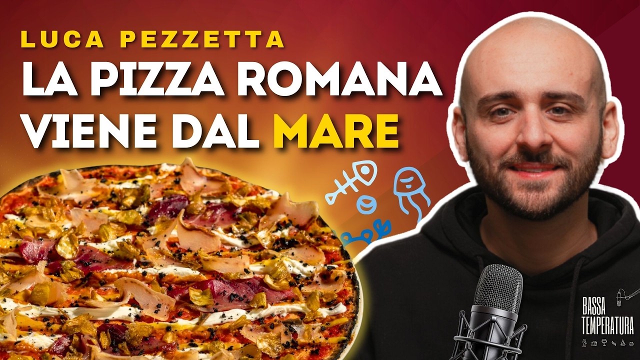 Copertina dell’intervista di Bassa Temperatura: La PIZZA ROMANA che viene dal MARE. LUCA PEZZETTA