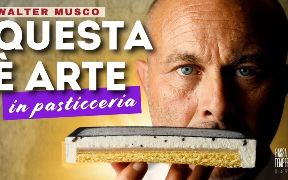 Copertina dell’intervista di Bassa Temperatura: Ha portato l'ARTE CONTEMPORANEA nella PASTICCERIA. WALTER MUSCO