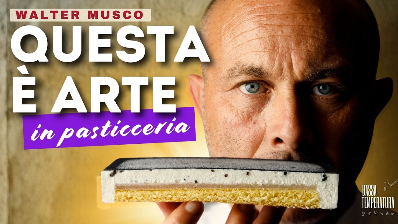 Copertina dell’intervista di Bassa Temperatura: Ha portato l'ARTE CONTEMPORANEA nella PASTICCERIA. WALTER MUSCO