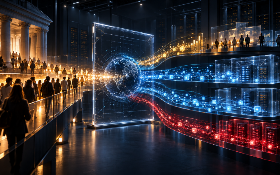 I flussi di visitatori umani e sistemi automatizzati vengono separati all’interno di una piattaforma di analytics